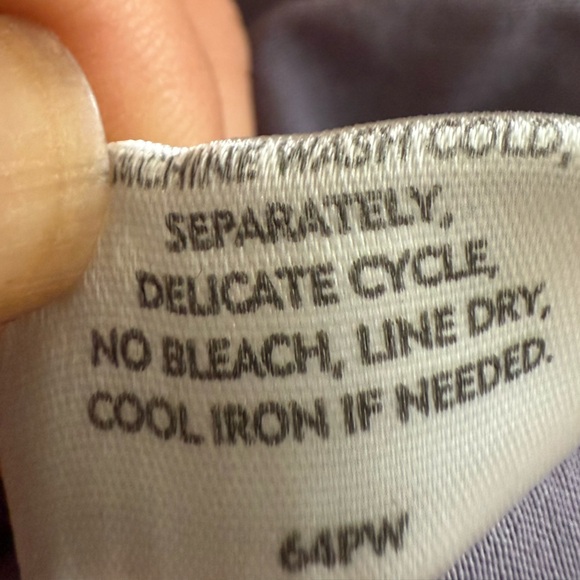 Eileen Fisher zip up vest size L purple - Picture 7 of 8